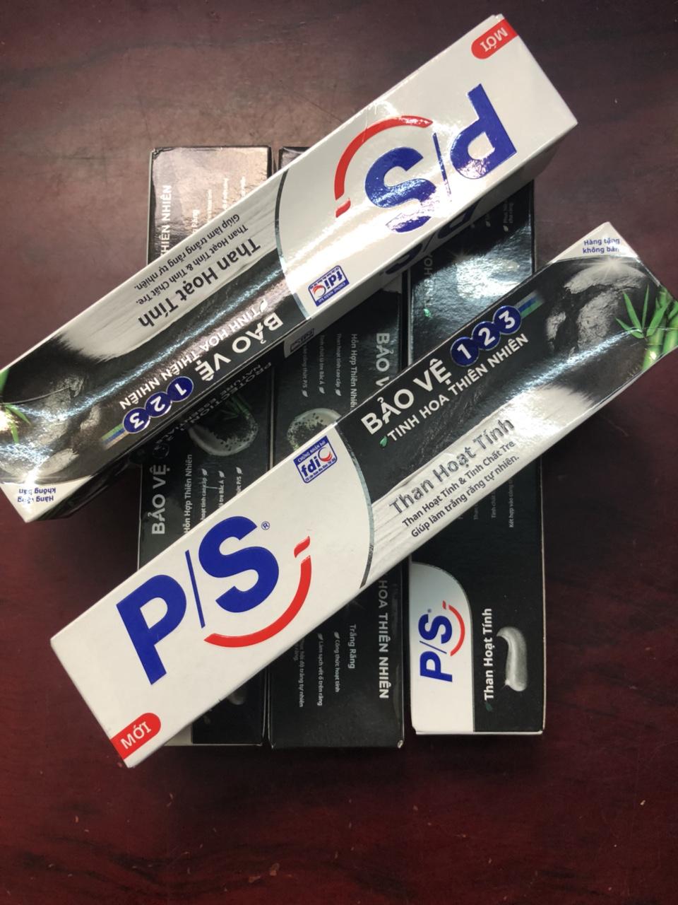 Combo 03 típ Kem Đánh Răng P/S Than Hoạt Tính (mini 30g)