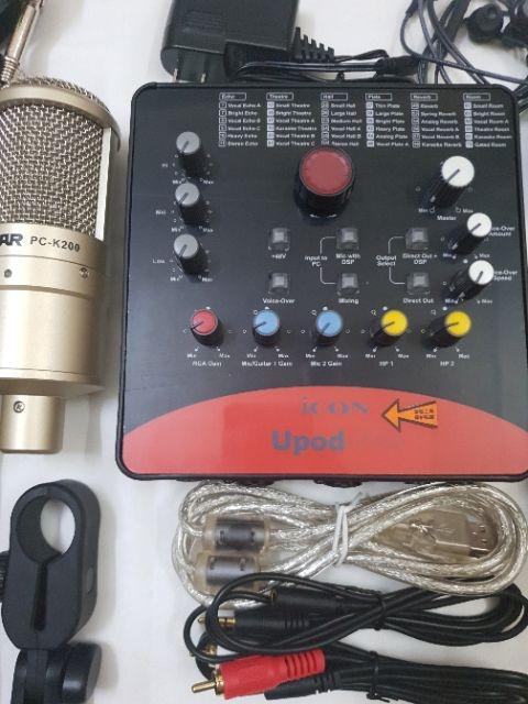 BỘ THU ÂM SOUND CARD ICON UPOD PRO