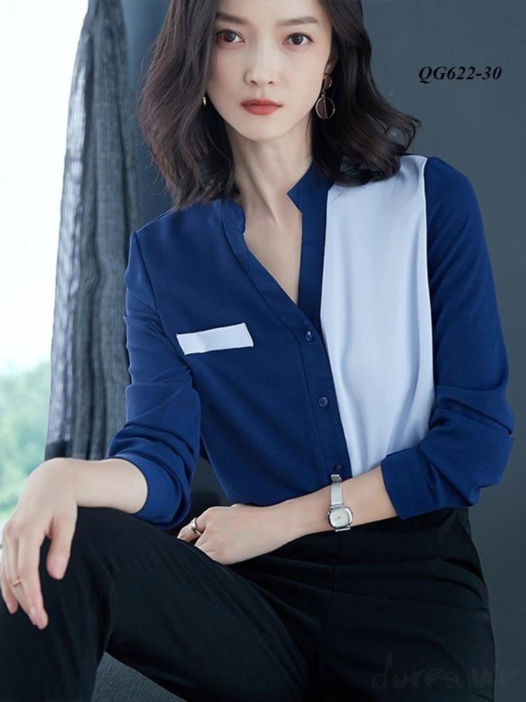 ÁO SƠ MI PHỐI MÀU - SIZE S-6XL