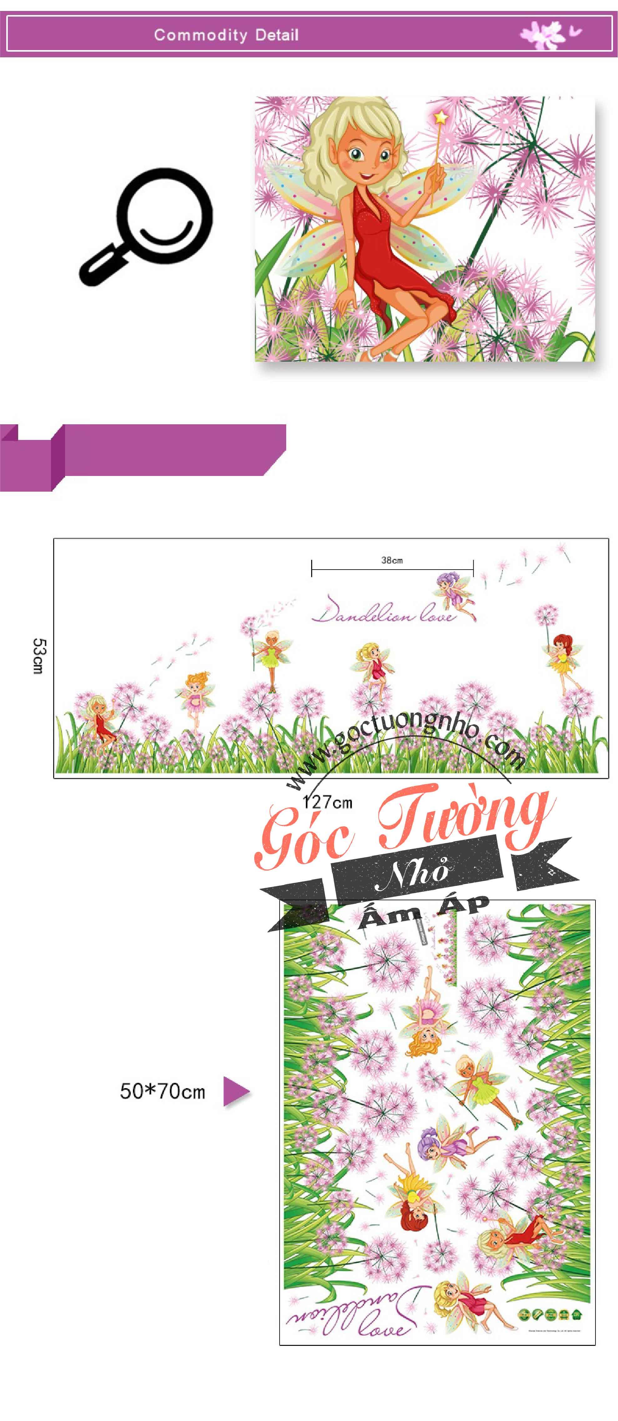 Decal dán tường Hình Hoa dán chân tường SK7040