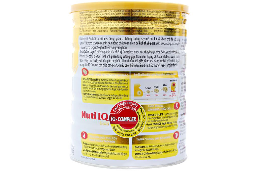 Sữa bột NutiFood IQ Gold Step 3 900g (cho bé 1-2 tuổi)