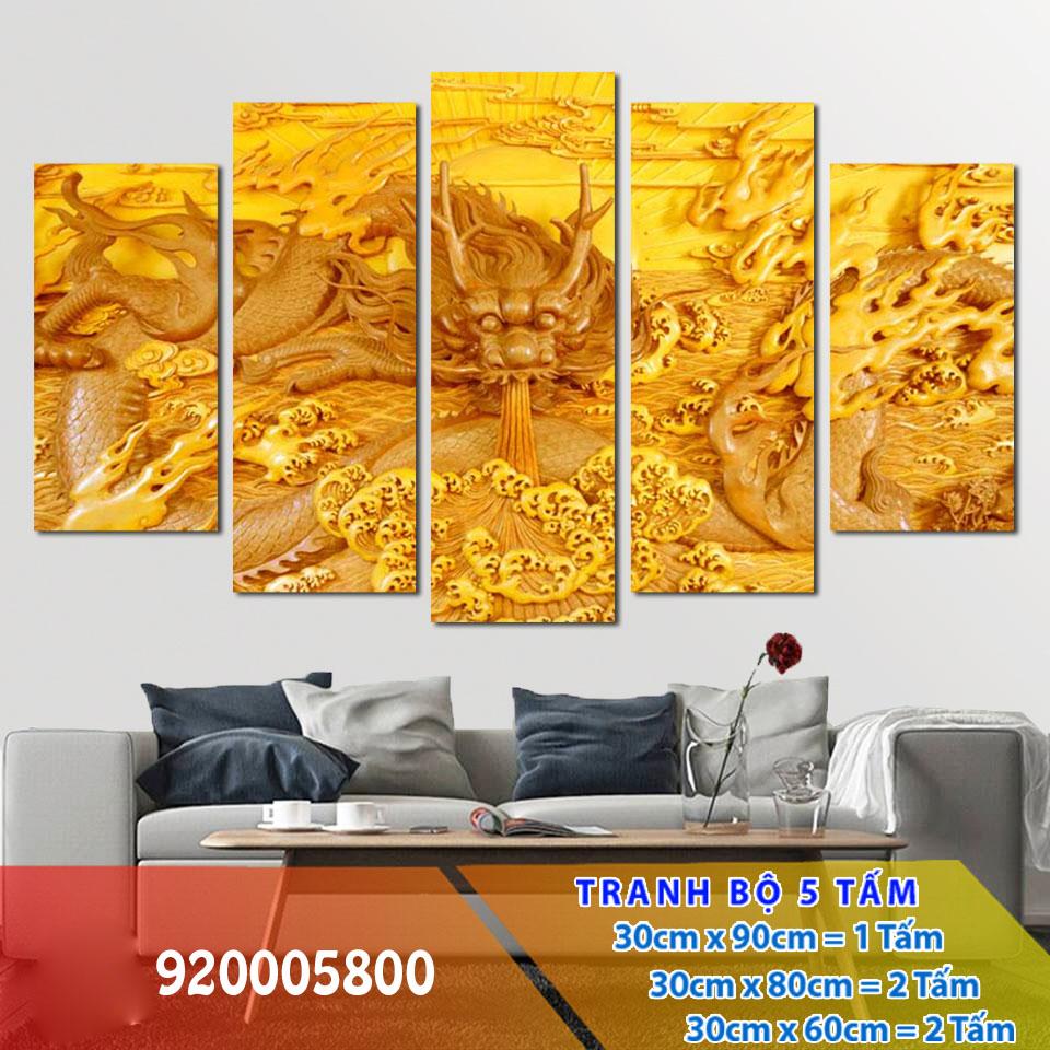 Tranh treo tường rồng 013/ tranh treo tường phòng khách