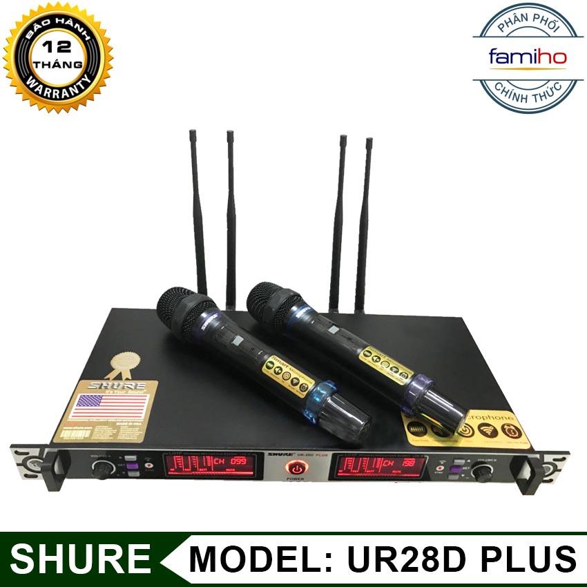 Micro không dây SHURE UR28D Plus