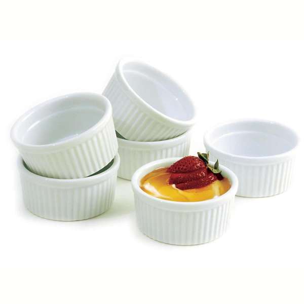 Lố 12 Khuôn sứ Tròn làm bánh 7cm (Ramekin)