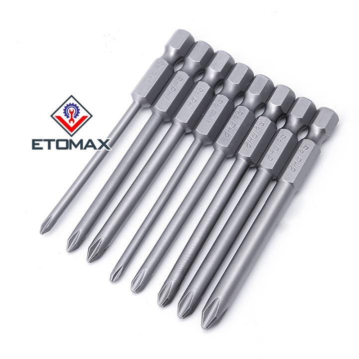Bộ 8 đầu vặn vít 4 cạnh lục giác cao cấp
