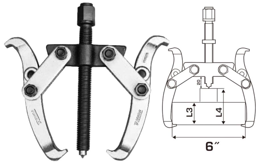 Cảo 2 Chấu Total THTGP266 (6 inch)