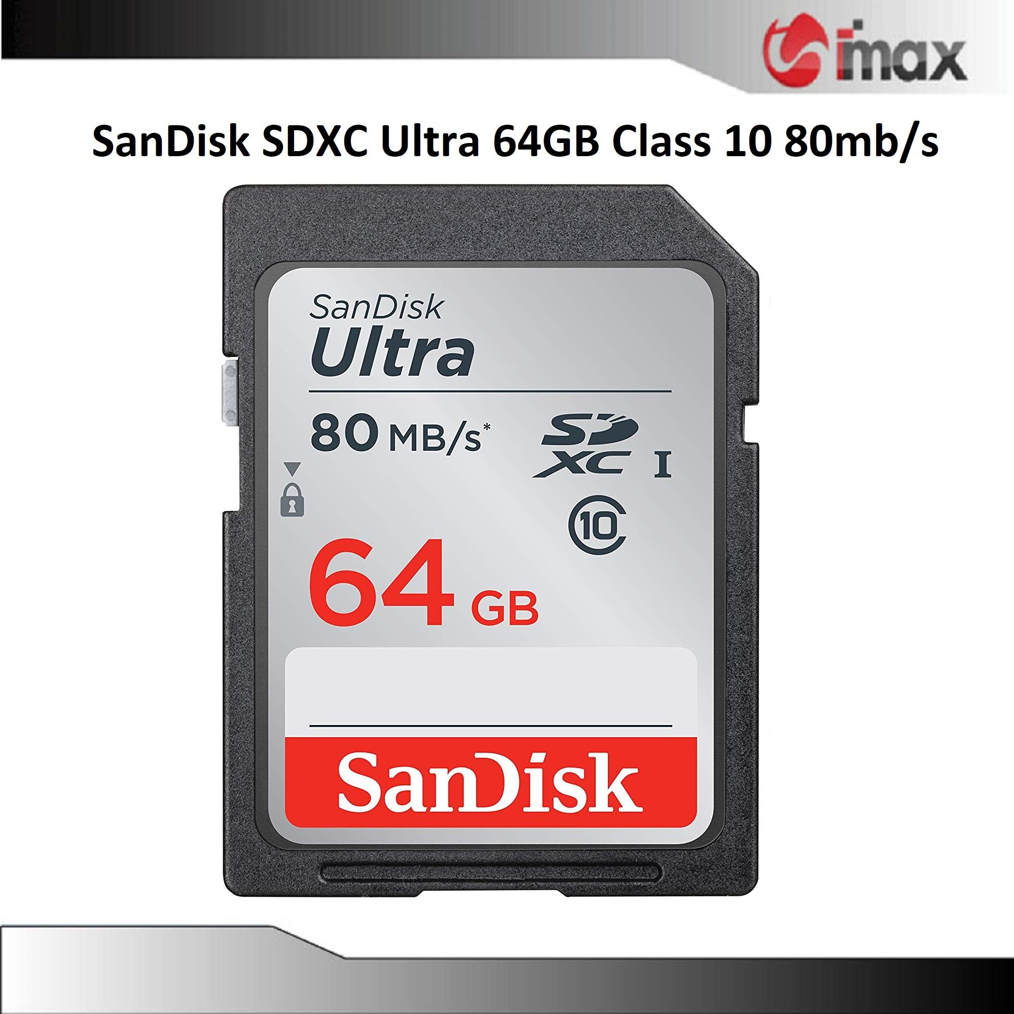 Thẻ nhớ SanDisk SDXC Ultra 64GB Class 10 80mb/s