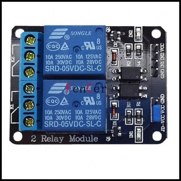 Module Relay 2 Kênh 5V 220V 10A