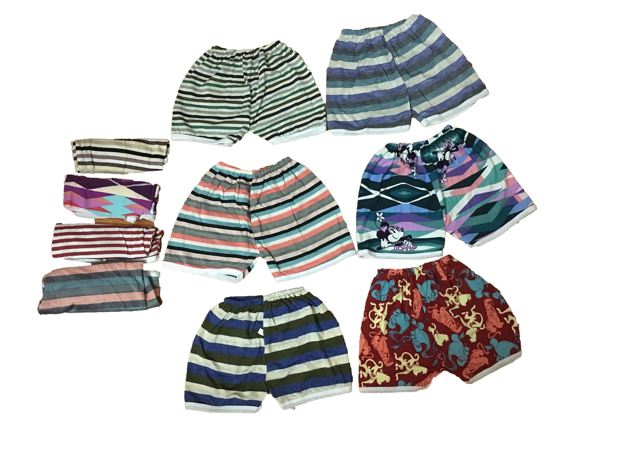 Quần đùi cotton cho bé trai mầu sắc bất kỳ