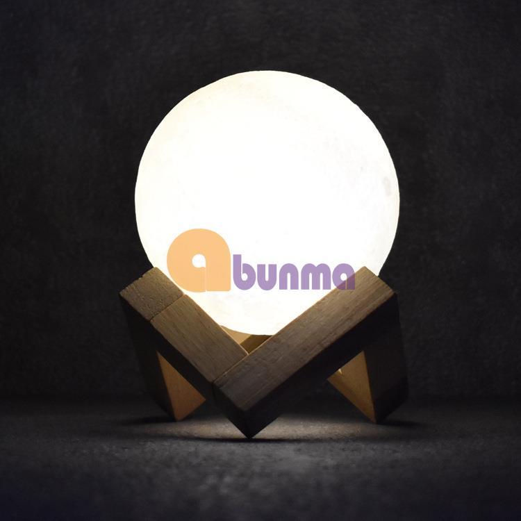 Đèn ngủ mặt trăng Moon Light 3D, 3 Màu, Đèn ngủ 3D mặt trăng lung linh, đèn trang trí cho bé, quà tặng độc đáo