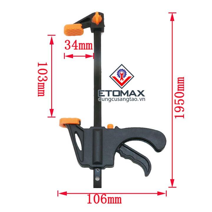 Dụng cụ kẹp giữ đồ đa năng 4 inch