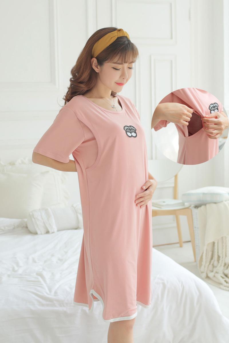 Đầm bầu sau sinh cho con bú 01