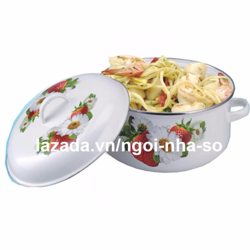 [HCM]Bộ 5 Nồi Tráng Men Cao Cấp Mishio