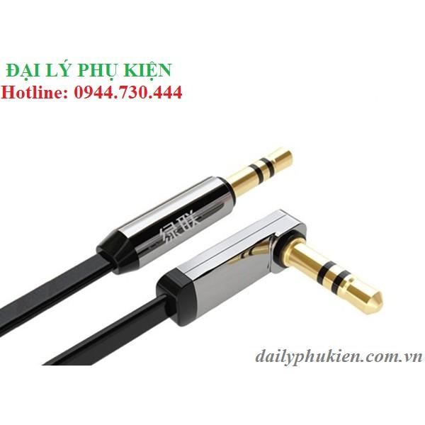 Dây audio 3.5mm 2m bẻ góc ugreen 10599