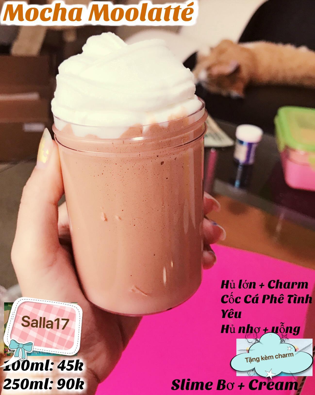 Butter Slime Chocolate- Tặng Kèm Charm Và 1 Bịch Cốm Hũ 100gr