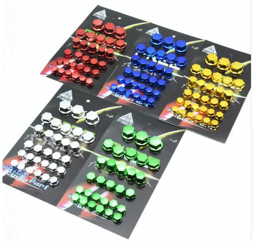 Full bộ ốc chụp xe máy màu xanh lá 30 con cao cấp