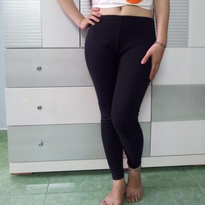 [HCM]Quần Legging Nữ Trơn 2 Túi Xéo