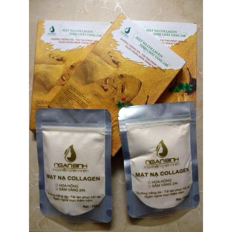 Bột colagen tinh nghệ vàng đắp mặt