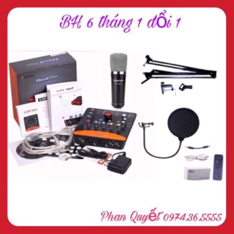 Bộ Combo Livestream Micro Takstar PC-K600- Card Icon Upod.Pro- Dây Live MA1- Màng Lọc Âm- Chân Kẹp
