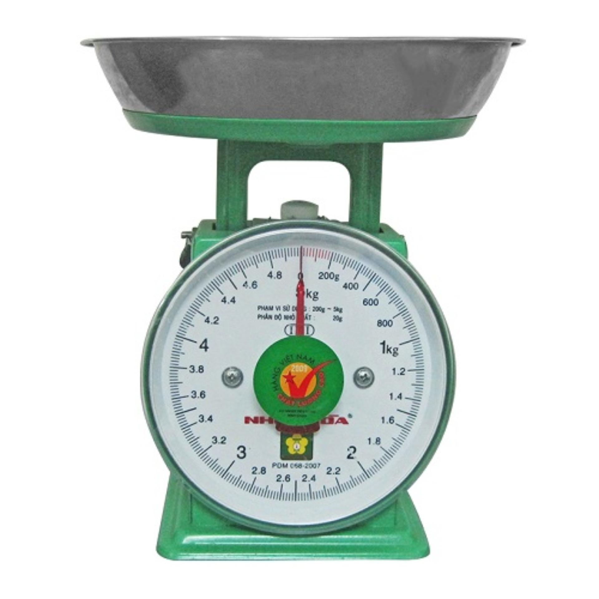Cân 5 kg Nhơn Hoà NHS-5  (Xanh lá)