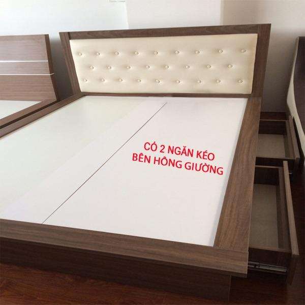 Giường FINE 2 Hộc Kéo FG033 (180cm x 200cm)