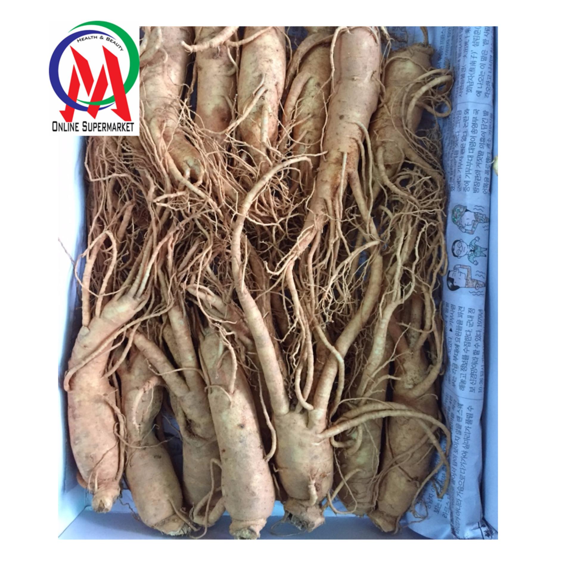 Nhân sâm tươi xách tay hàn quốc loại củ lớn