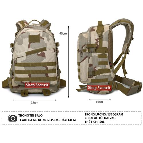 Balo Du Lịch, Phượt Phong Cách Quân Đội Cool Walker