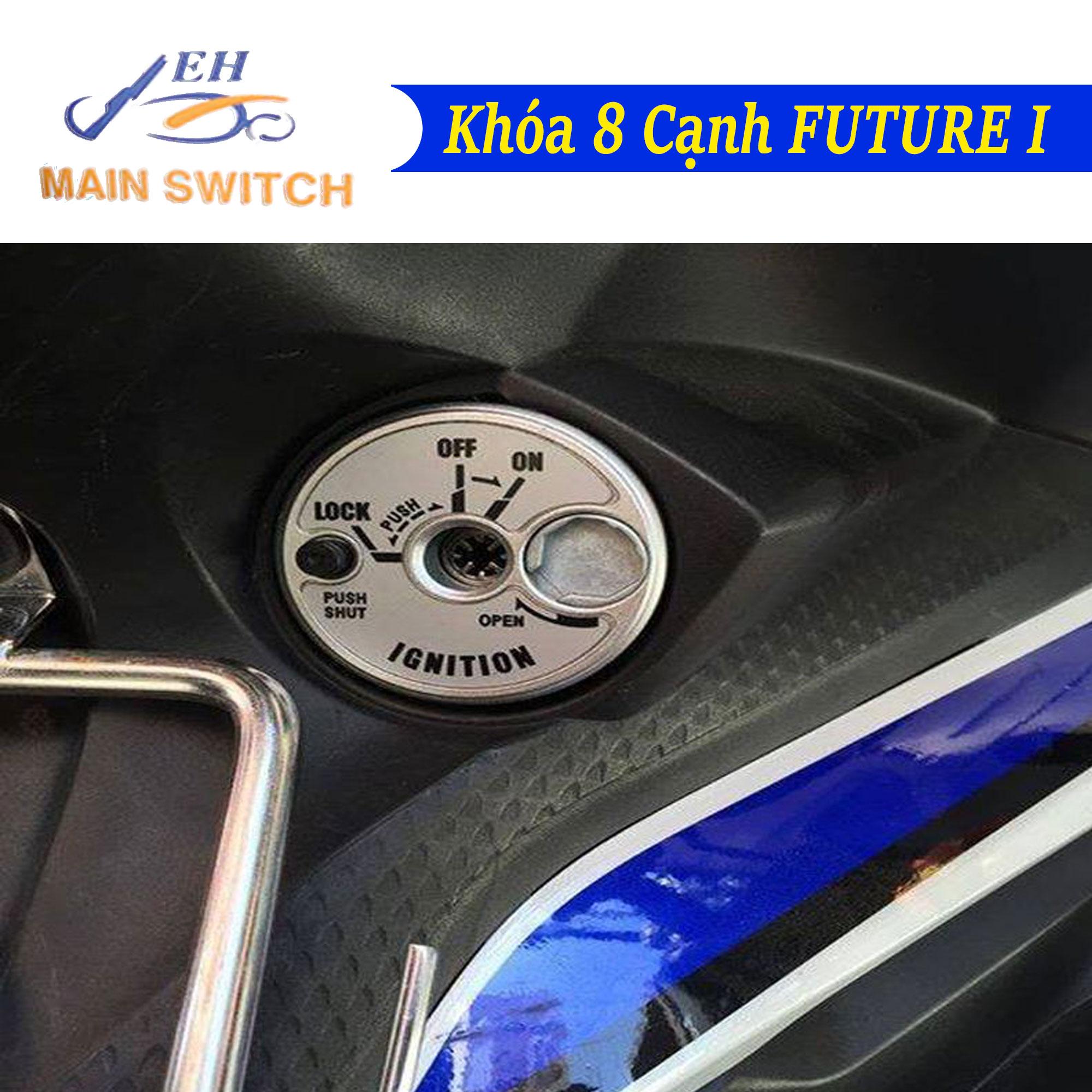 [HCM]Ổ Khóa Chống Trộm 8 Cạnh Xe Future 1