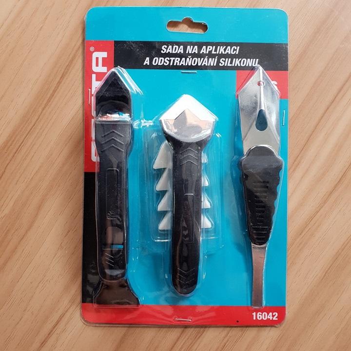 Dụng cụ làm sạch và vuốt keo silicone đa năng 3 trong 1
