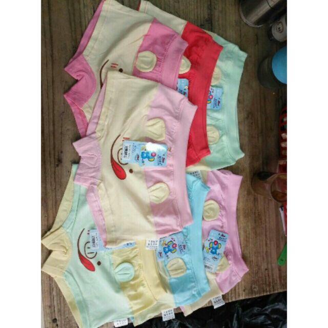 Combo 10 quần chip bé gái siêu đẹp size M