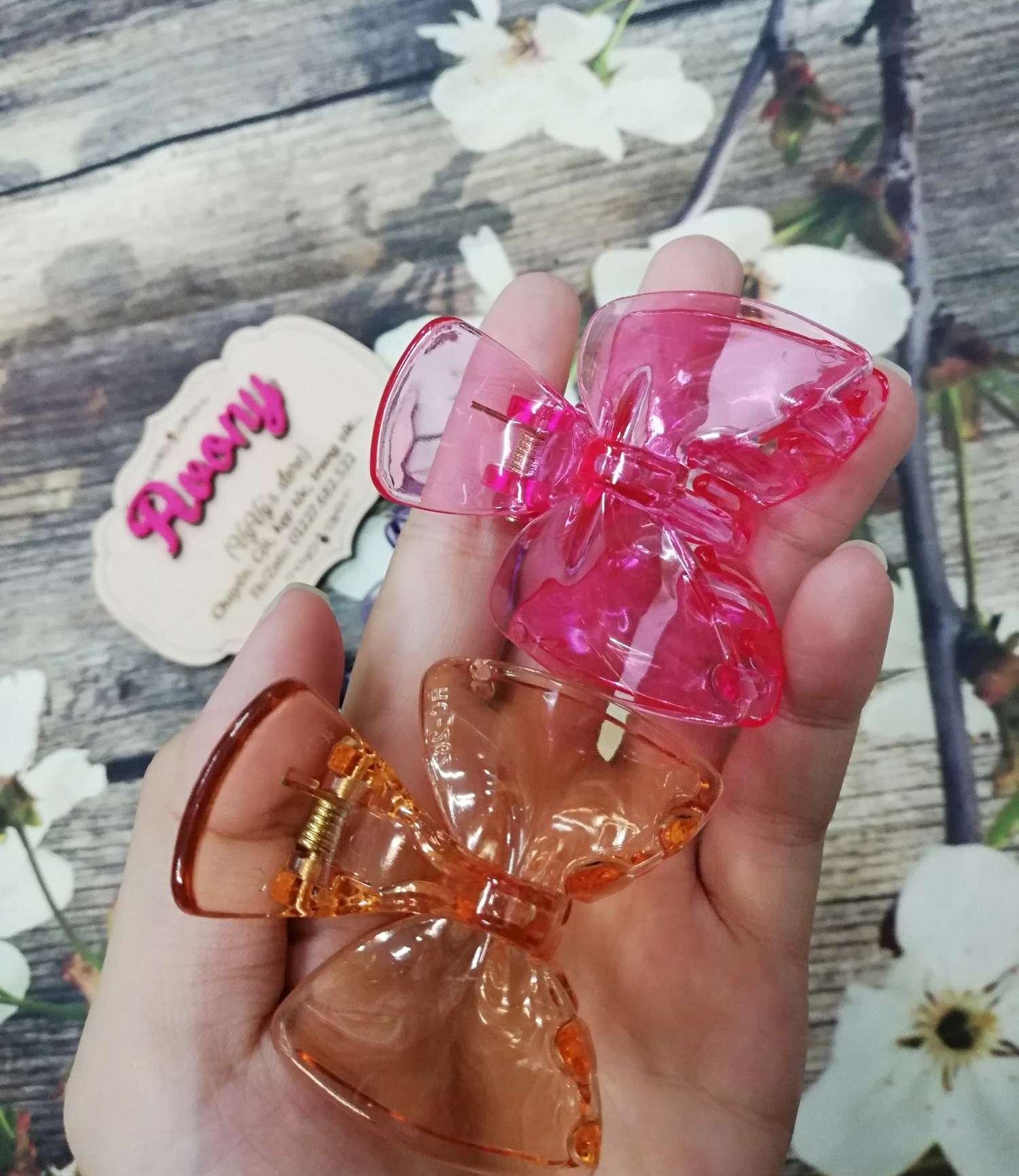 Kẹp tóc càng cua Thái Lan hình nơ 6