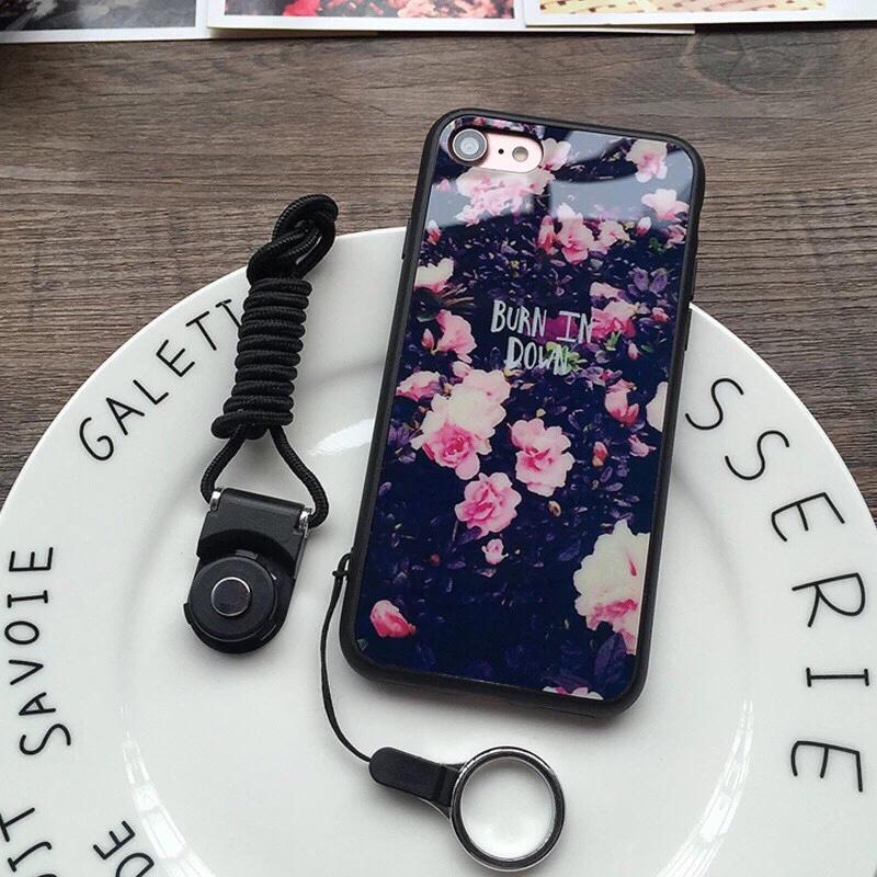 ỐP TRÁNG GƯƠNG HOA DÀNH CHO IPHONE