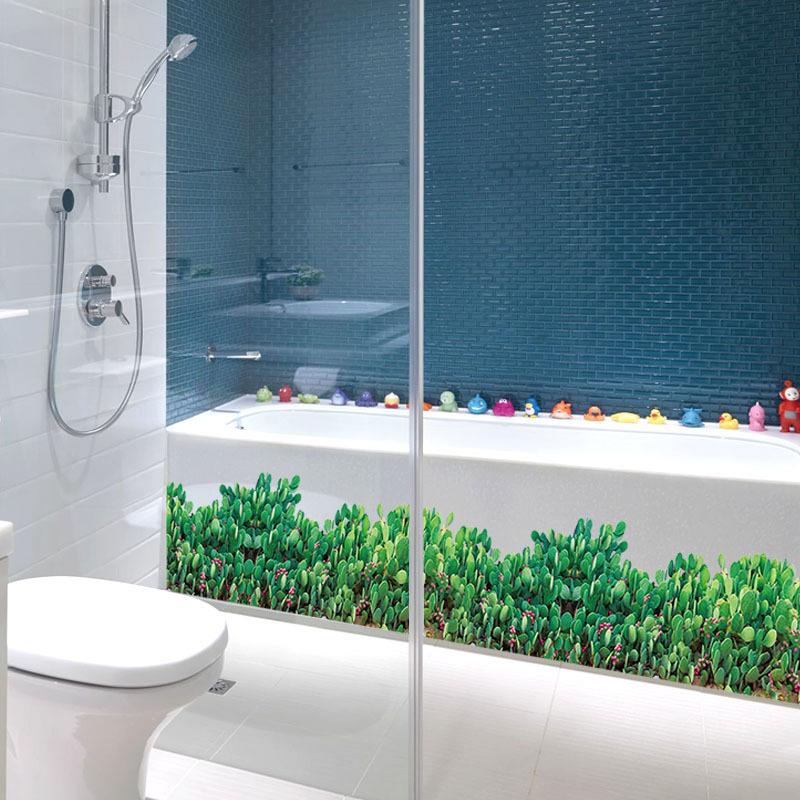 Decal dán chân tường BỤI CỎ