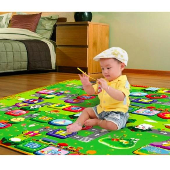 Thảm chơi 2 mặt cho bé Maboshi 1.8m x 2m
