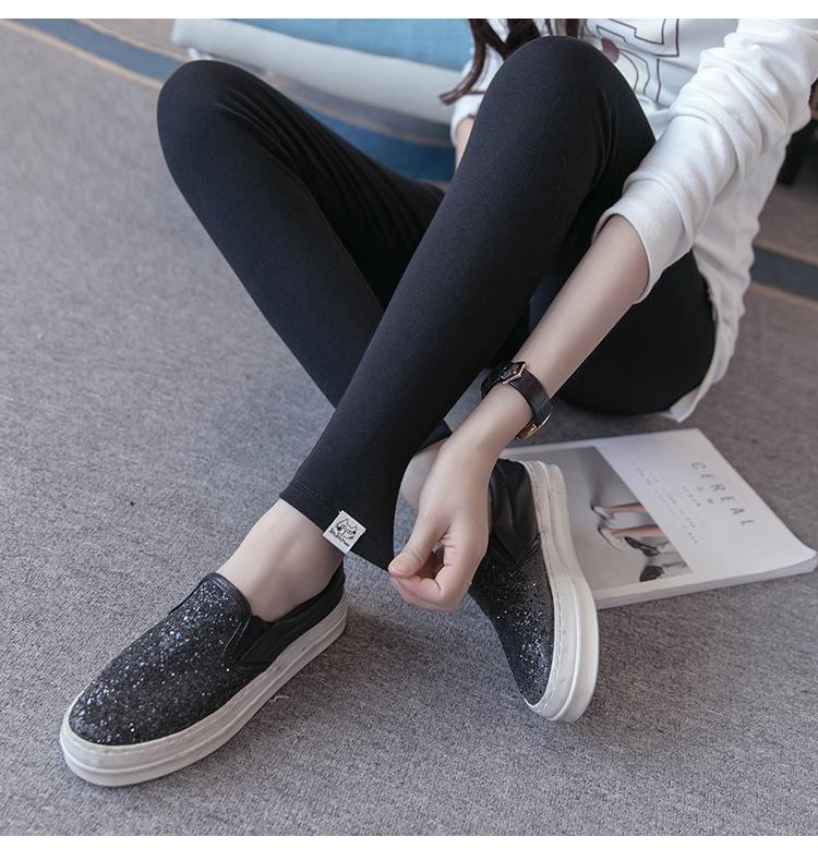 Quần Legging Bầu Mèo - Đen