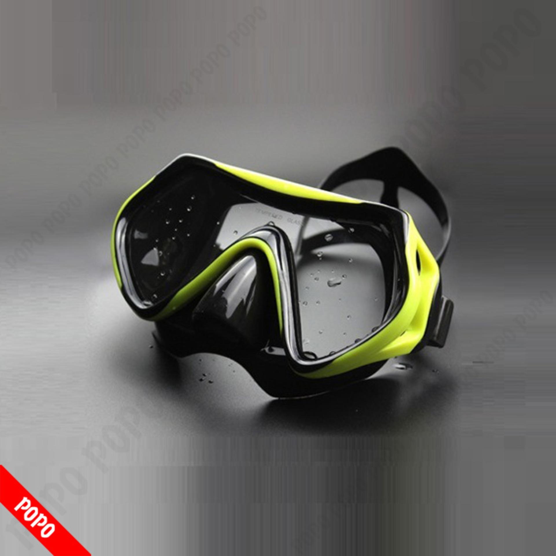 Mặt nạ lặn 1526 mắt KÍNH CƯỜNG LỰC góc nhìn 180 độ, an toàn chống va đạp LEPIN Việt Nam