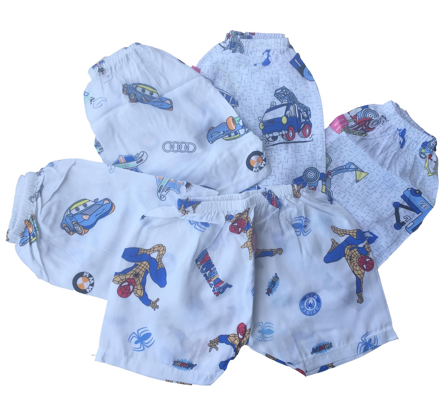 Bộ 5 quần Lanh đùi cho bé trai