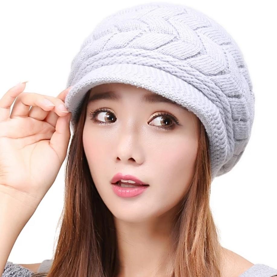 [HCM]Nón mũ Len nữ singhi thời trang Hàn Quốc