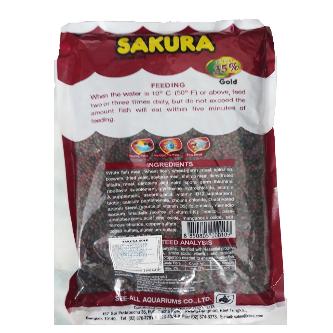 [HCM (chọn size)]Thức Ăn Cá Sakura Gold  500g - Cám Cá Cảnh