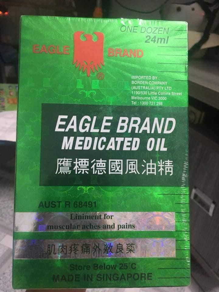 Dầu Gió Xanh Con Ó Eagle Brand 24ml -nội địa  Úc