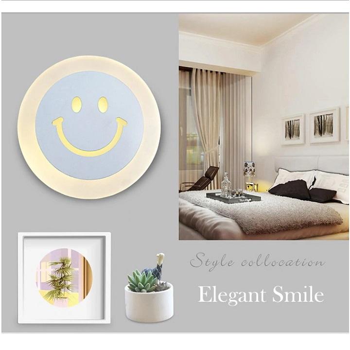 Đèn trang trí gắn tường icon smile C649