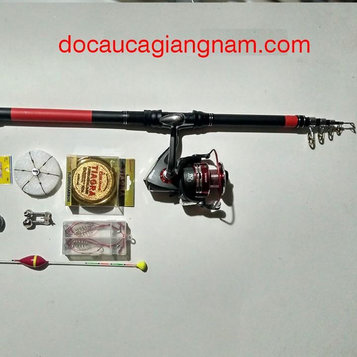 Bộ cần câu lục trâu bò húc 3m và máy SH 6000 ( đồ câu cá Giang Nam ) big sale