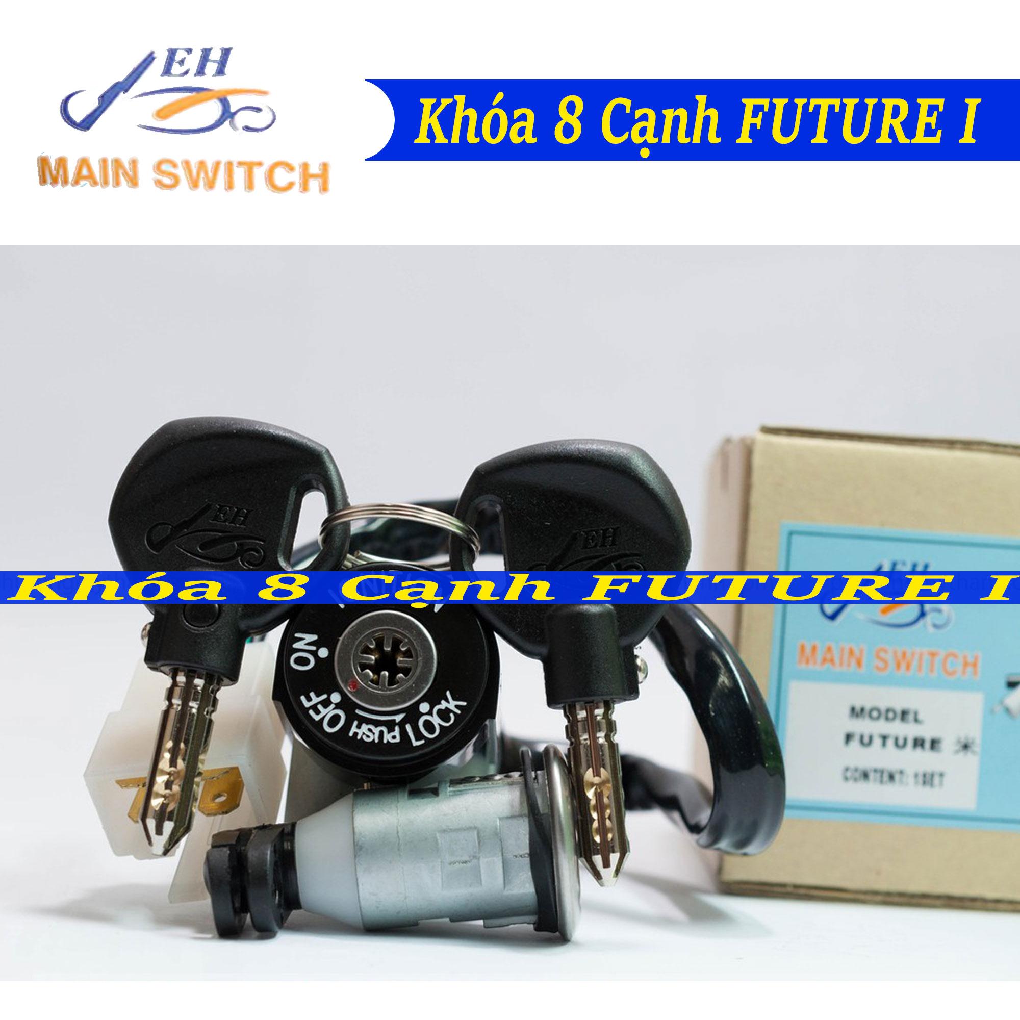 [HCM]Ổ Khóa Chống Trộm 8 Cạnh Xe Future 1