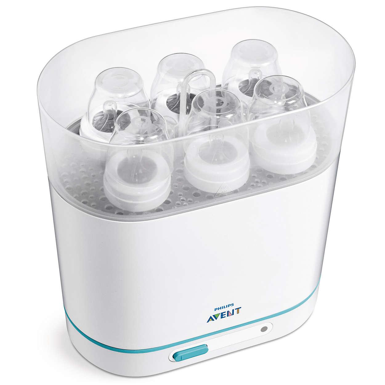 Máy tiệt trùng bình sữa 3 trong 1 Philips Avent (SCF284/02)