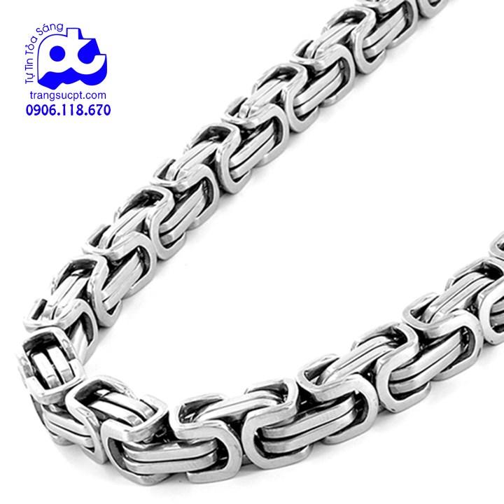 Dây chuyền inox nam cá tính cá tính không đen tại HCM - DCNA26