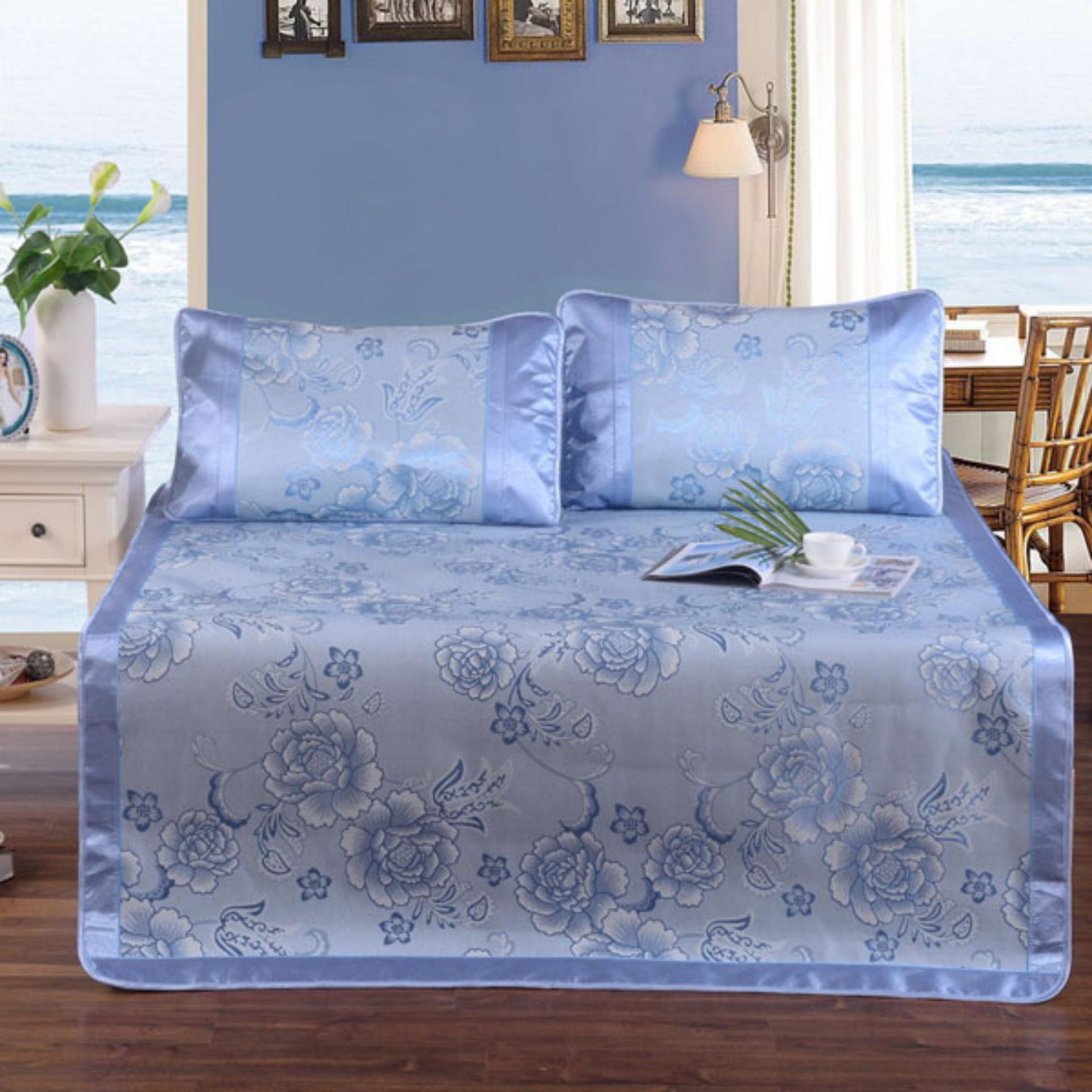 CHIẾU LỤA ĐIỀU HÒA HỌA TIẾT 3D 160X200 CM