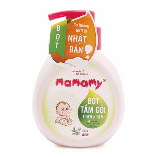 Bọt tắm gội thiên nhiên Mamamy 400ml