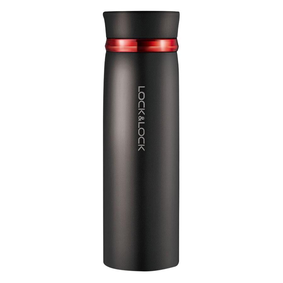 Bình Giữ Nhiệt Lock&Lock Feather Light 450Ml Lhc4131Bkr (Đen)