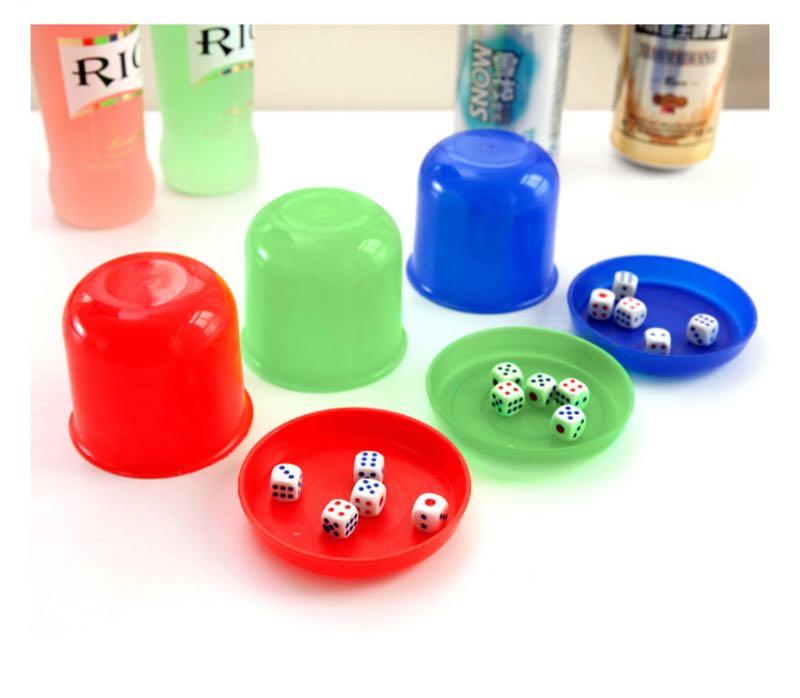 Combo 5 Bộ Đồ chơi xúc xắc, lắc xí ngầu (1 bộ kèm 5 hạt xúc xắc)
