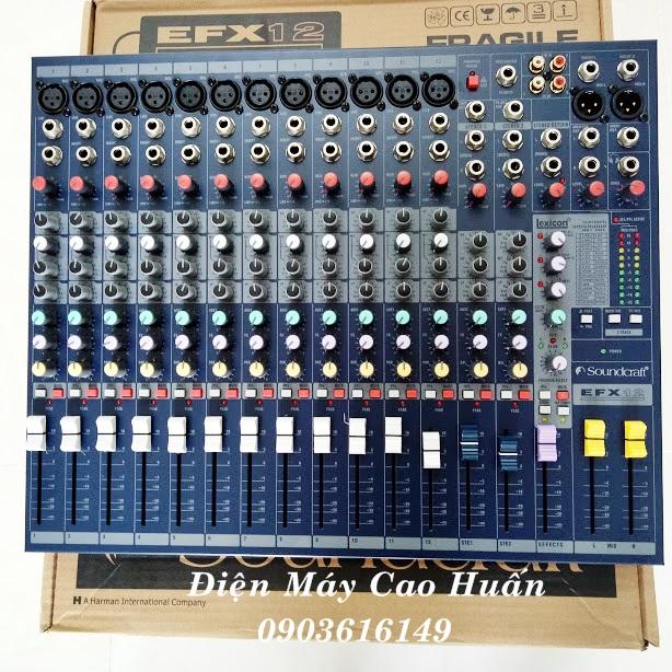 [Trả góp 0%]Bàn Mixer Soundcraft EFX12
